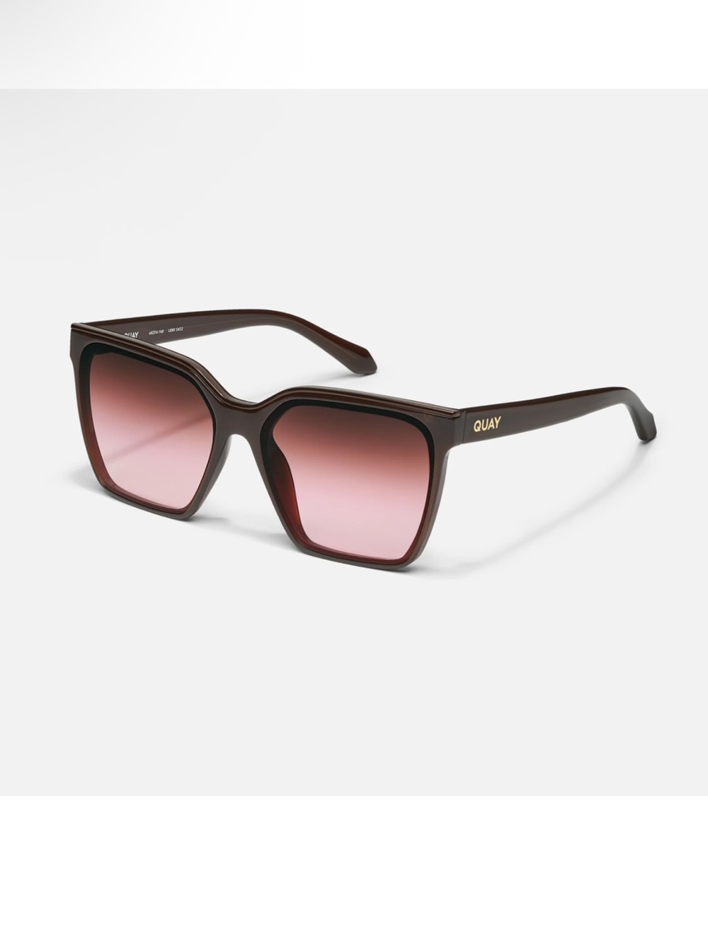 NIB Quay Level up remixed oversized square sunglasses unisex 51mm